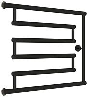 Полотенцесушитель водяной Сунержа 31-4052-5065 High-Tech Model L+, 500х650 мм, матовый черный
