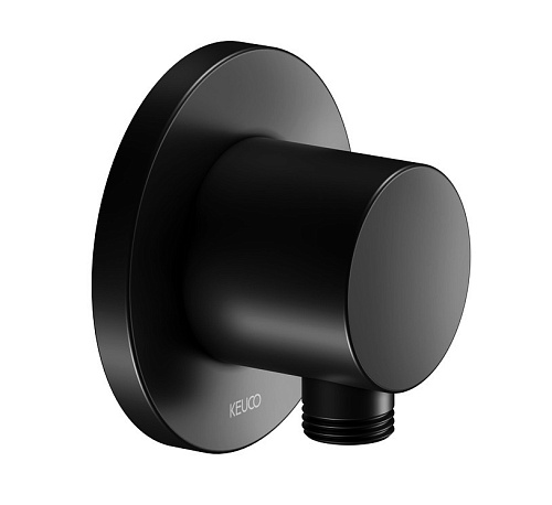 Подключение Keuco 59547370001 IXMO для душевого шланга DN 15, черный матовый
