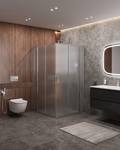 Душевой уголок CEZARES MOLVENO-A-22-90+30-P-Cr