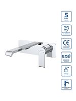 Смеситель для раковины, встраиваемый BelBagno Aurora AURORA-BLVM-CRM-W0