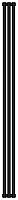 Радиатор Сунержа 31-0332-1803 Эстет-00 отопительный н/ж 1800х135 мм/ 3 секции, матовый черный