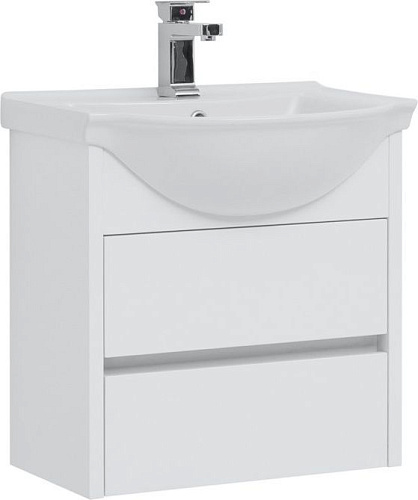 Тумба с раковиной Aquanet 00245864 Сидней, 61х30 см, белая снят с производства