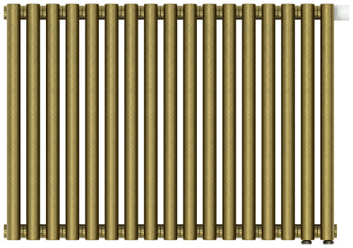 Радиатор Сунержа 05-0312-5017 Эстет-11 отопительный н/ж EU50 500х765 мм/ 17 секций, состаренная бронза