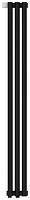 Радиатор Сунержа 31-0320-1203 Эстет-0 отопительный н/ж EU50 левый 1200х135 мм/ 3 секции, матовый черный