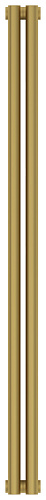 Радиатор Сунержа 032-0331-1202 Эстет-0 отопительный н/ж 1200х90 мм/ 2 секции, матовое золото