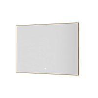 Зеркало с LED подсветкой сенсор антипар 70х100 см Boheme 543-100-G рама золото
