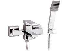 Смеситель Remer Q02 Qubica для ванны, хром