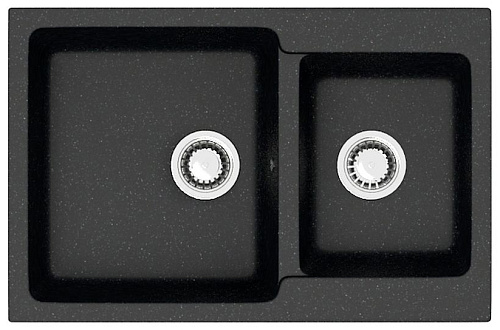 Кухонная мойка Azario CS00079903 Grand, 58х60 см, черная Кухонная мойка Azario CS00079903 Grand, 58х60 см, черная