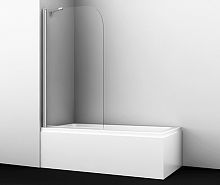 Шторка для ванны WasserKRAFT 35P01-80 Fixed Leine 35P неподвижная, прозрачное стекло