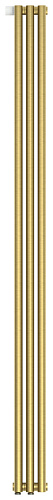 Радиатор Сунержа 051-0320-1803 Эстет-0 отопительный н/ж EU50 левый 1800х135 мм/ 3 секции, состаренная латунь