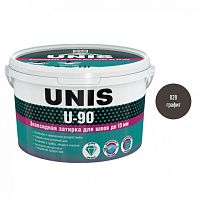 Эпоксидная затирка UNIS U-90 графит (028), ведро 2 кг