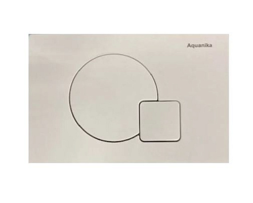 Смывная клавиша Aquanika 01.02.48 BASIC Q-type, белый снят с производства