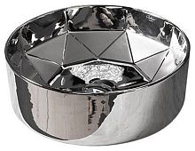 Раковина Armadi Art Грань 40х14 см Серебро 865