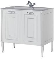 Тумба под раковину Aquanet 00181762 Паола напольная, 88х54 см, белая