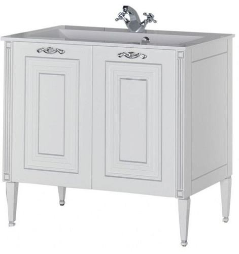 Тумба под раковину Aquanet 00181762 Паола напольная, 88х54 см, белая Тумба под раковину Aquanet 00181762 Паола напольная, 88х54 см, белая снят с производства