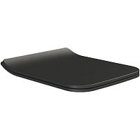 Сиденье Boheme 968-BM Mirage Zen для унитаза, тонкое, черный матовый