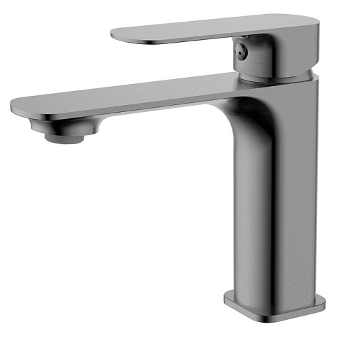 Смеситель Aquame AQM6310GM Monza для раковины, гладкий, Gun metal (металл)