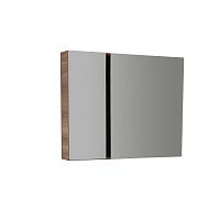 Зеркальный шкаф Creavit VE1100.00.VV Verti 82х98 см, темное дерево