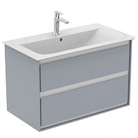 Тумба Ideal Standard E0819EQ Connect Air для раковины 80х44 см, подвесная, Glossy Light Grey + Matt White (светло-серый глянцевый + белый матовый) Тумба Ideal Standard E0819EQ Connect Air для раковины 80х44 см, подвесная, Glossy Light Grey + Matt White (светло-серый глянцевый + белый матовый)