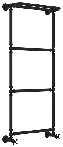 Полотенцесушитель водяной Сунержа 31-0281-1250 Ренессанс 1260х500 мм, матовый черный Полотенцесушитель водяной Сунержа 31-0281-1250 Ренессанс 1260х500 мм, матовый черный