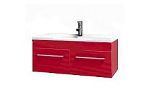 Тумба под раковину Акватон Мадрид 100 М 1A128001MA940 бордо темный, 100х40х44