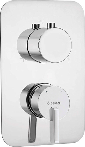 Внешняя часть Deante BXY_0QSM Silia смесителя на 3 выхода, установка с BOXом BXY_X44T, хром Внешняя часть Deante BXY_0QSM Silia смесителя на 3 выхода, установка с BOXом BXY_X44T, хром
