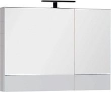 Зеркальный шкаф Aquanet 00165371 Нота без подсветки, 90х67 см, белый