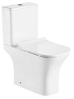 Унитаз Azario AZ-5121 Fretta Square напольный 79х34х65 см, белый