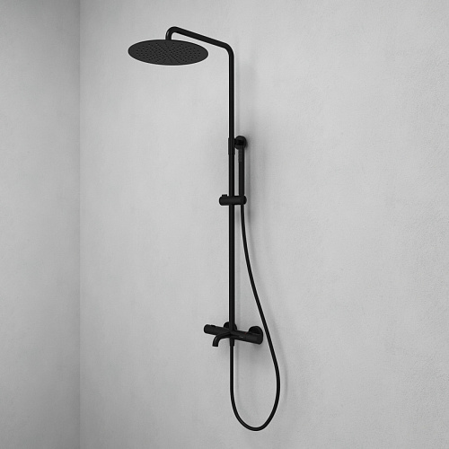 Душевая система с термостатом ABELSBERG Fluida SNS75102MB Душевая система с термостатом ABELSBERG Fluida SNS75102MB