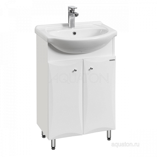 Тумба под раковину Акватон Джимми 57 М белый 1A068301DJ010 Тумба под раковину Акватон Джимми 57 М белый 1A068301DJ010 снят с производства