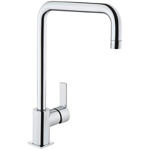 Смеситель Vitra A42103EXP Flo S для кухонной мойки, круглый излив, хром Смеситель Vitra A42103EXP Flo S для кухонной мойки, круглый излив, хром