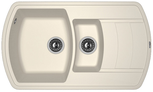 Мойка для кухни Florentina 20.205.D0860.201 Нире 86х51 см, с крылом, жасмин снят с производства