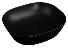 Раковина-чаша Vitra 7810B483-0016 Plural накладная 45х38 см, низкая, квадратная, матовый черный Раковина-чаша Vitra 7810B483-0016 Plural накладная 45х38 см, низкая, квадратная, матовый черный