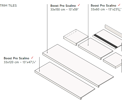 Ступень AtlasConcorde BOOST PRO BoostProClayScalino120 купить недорого в интернет-магазине Керамос Ступень AtlasConcorde BOOST PRO BoostProClayScalino120 купить недорого в интернет-магазине Керамос