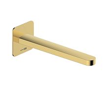 Излив WasserKraft A279 Neckar для ванны настенный, глянцевое золото Излив WasserKraft A279 Neckar для ванны настенный, глянцевое золото