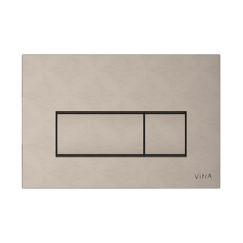 Панель смыва Vitra 740-2395 Root Square для унитаза, никель