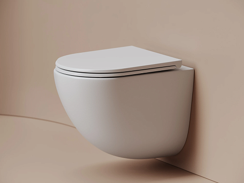 Унитаз подвесной с сиденьем Ceramica Nova VOGUE CN4008TMW