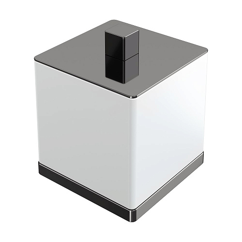 Дозатор для ватных дисков Boheme Qubic 10964-SGM