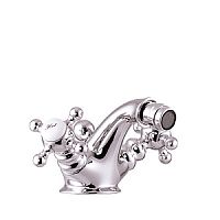 Смеситель Gattoni 1236012C0cr Vivaldi для биде с низким изливом 75 мм, с донным клапаном, хром