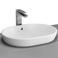 Раковина-чаша Vitra 5942B003-0012 Metropole накладная 60х46 см, с переливом, белая Раковина-чаша Vitra 5942B003-0012 Metropole накладная 60х46 см, с переливом, белая