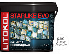 Эпоксидная затирка Litokol STARLIKE EVO S100(5кг) Bianco Assoluto