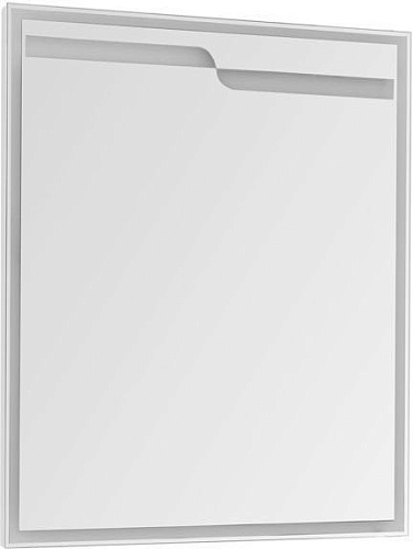 Зеркало Aquanet 00198492 Модена с подсветкой, 75х90 см, белое снят с производства