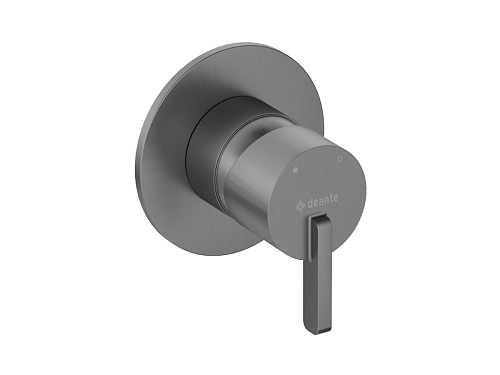 Смеситель Deante BQS_D44L Silia для душа встраиваемый, с внутренней частью, Titanium (титан) Смеситель Deante BQS_D44L Silia для душа встраиваемый, с внутренней частью, Titanium (титан)