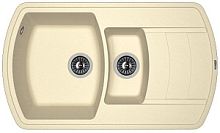 Мойка для кухни Florentina 20.205.D0860.202 Нире 86х51 см, с крылом, шампань