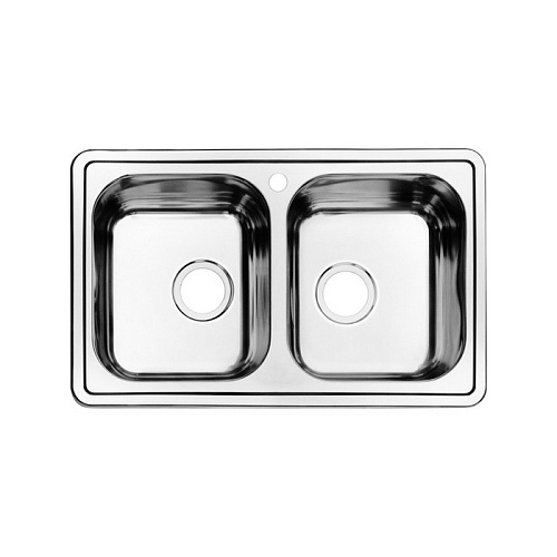 Мойка кухонная IDDIS Strit STR78P2i77 купить недорого в интернет-магазине Керамос