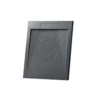 Душевой поддон Vincea VST-4SRL9090A из искусственного камня, 90х90 см, антрацит