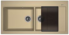 Мойка для кухни Florentina 20.335.E1000.306 Россана 100х51 см, с крылом, капучино