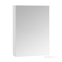 Зеркальный шкаф Акватон 1A263302AX010 Асти 55, 50х70 см, белый купить недорого в интернет-магазине Керамос
