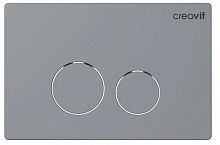 Панель смыва Creavit GP9002.00 Terra для унитаза, накладная, серый матовый