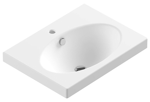 Умывальник Sanita Luxe NXT60SLWB01 Next 60 F01 УП накладной 60х45 см, белый